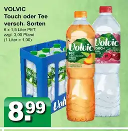 Getränkeparadies Gefromm Volvic touch oder tee Angebot