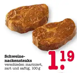 E-Center Schweinenackensteaks Angebot