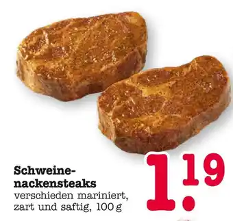 E-Center Schweinenackensteaks Angebot