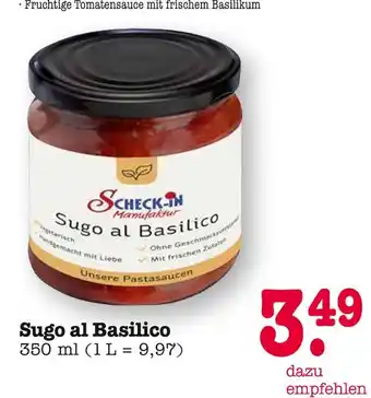 E-Center Scheck-in manufaktur sugo al basilico Angebot