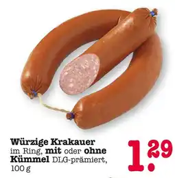 E-Center Würzige krakauer Angebot