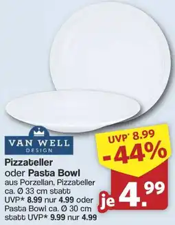 Famila Nord West VAN WELL Pizzateller oder Pasta Bowl Angebot