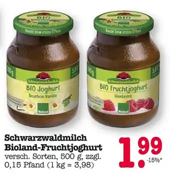 E-Center Schwarzwaldmilch bioland-fruchtjoghurt Angebot