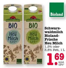 E-Center Schwarzwaldmilch bioland-frische heu milch Angebot