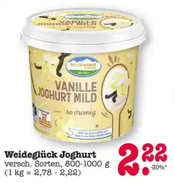 E-Center Milchwerke schwaben weideglück joghurt Angebot