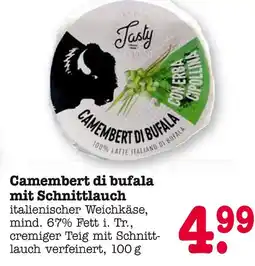E-Center Tasty camembert di bufala mit schnittlauch Angebot