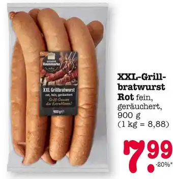 E-Center Unsere hausmarke xxl-grillbratwurst Angebot