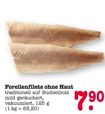 E-Center Forellenfilets ohne haut Angebot