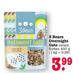 E-Center 3 bears overnight oats Angebot