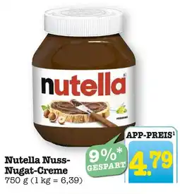 E-Center Nutella nuss-nugat-creme Angebot