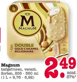 E-Center Magnum double gold caramel billionaire Angebot