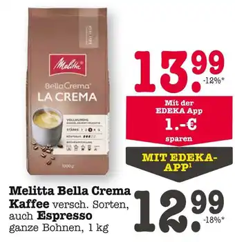 E-Center Melitta bella crema kaffee Angebot