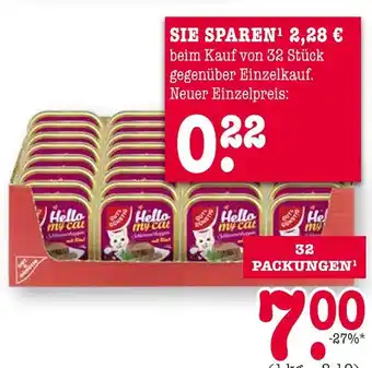 E-Center Hello my cat gutes futter mit huhn und reis Angebot