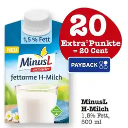 E-Center Minusl h-milch Angebot