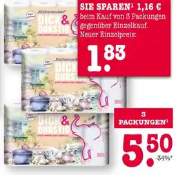 E-Center Küchenzauber dick & durstig Angebot