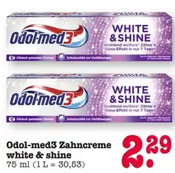E-Center Odol-med3 zahncreme white & shine Angebot