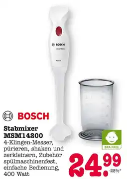 E-Center Bosch stabmixer msm14200 Angebot