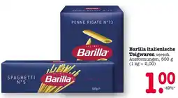 E-Center Barilla italienische teigwaren Angebot