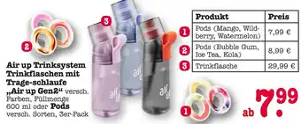 E-Center Air up pods (mango, wildberry, watermelon) Angebot