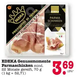E-Center Edeka genussmomente parmaschinken Angebot