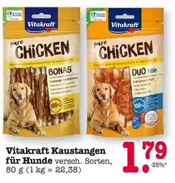 E-Center Vitakraft kaustangen für hunde Angebot