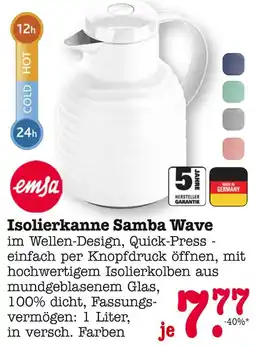 E-Center Emsa isolierkanne samba wave Angebot
