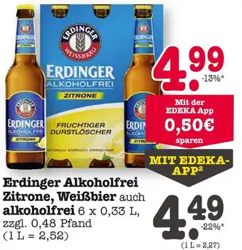 E-Center Erdinger erdinger alkoholfrei Angebot