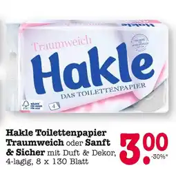 E-Center Hakle toilettenpapier Angebot
