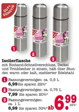 E-Center Gut&günstig isolierflasche Angebot