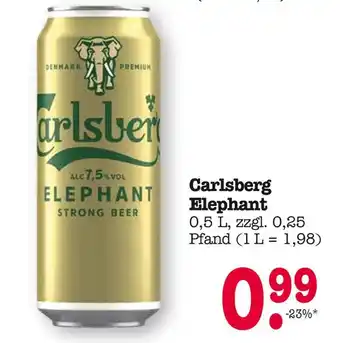 E-Center Carlsberg elephant Angebot