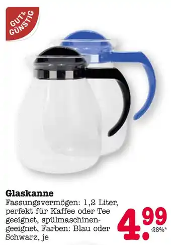 E-Center Gut & günstig glaskanne Angebot