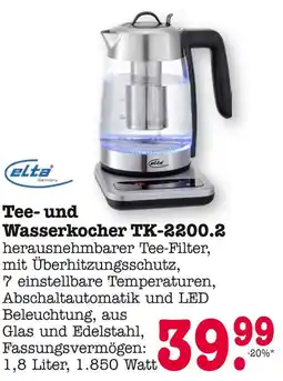 E-Center Elta tee- und wasserkocher tk-2200.2 Angebot