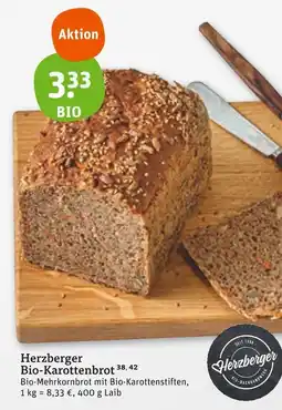tegut Herzberger bio-karottenbrot Angebot