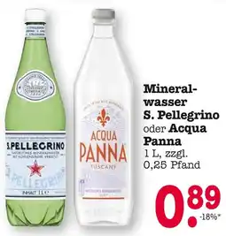 E-Center S. pellegrino mineralwasser Angebot