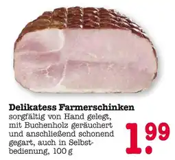 E-Center Delikatess farmerschinken Angebot