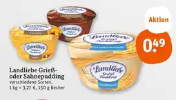 tegut Landliebe grieß- oder sahnepudding Angebot