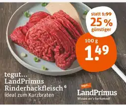 tegut Landprimus rinderhackfleisch Angebot
