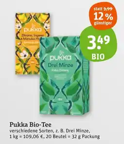 tegut Pukka bio-tee Angebot