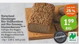 tegut Herzberger bio-vollkornbrot mit bio-sonnenblumenkernen Angebot