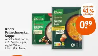 tegut Knorr feinschmecker suppe Angebot
