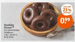 tegut Dunkler donut Angebot