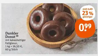 tegut Dunkler donut Angebot