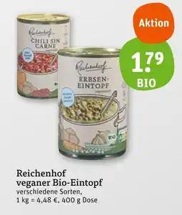 tegut Reichenhof chili sin carne Angebot