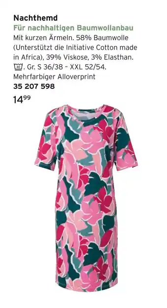 Tchibo Nachthemd Angebot