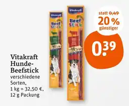 tegut Vitakraft hunde-beefstick Angebot