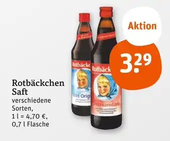 tegut Rotbäckchen saft Angebot