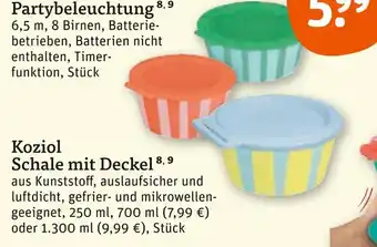 tegut Koziol schale mit deckel Angebot