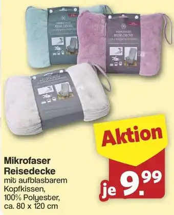Famila Nord West Mikrofaser Reisedecke Angebot
