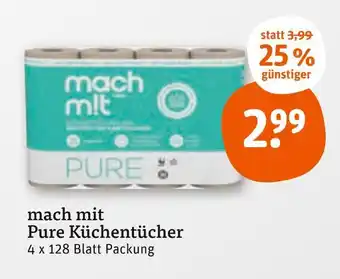 tegut Mach mit pure küchentücher Angebot