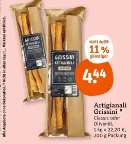 tegut Artigianali grissini classic Angebot